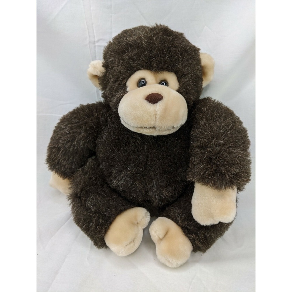 America Wego Brown Monkey Darwin Ape Chimp Plush 12 Inch Stuffed Animal Toy
